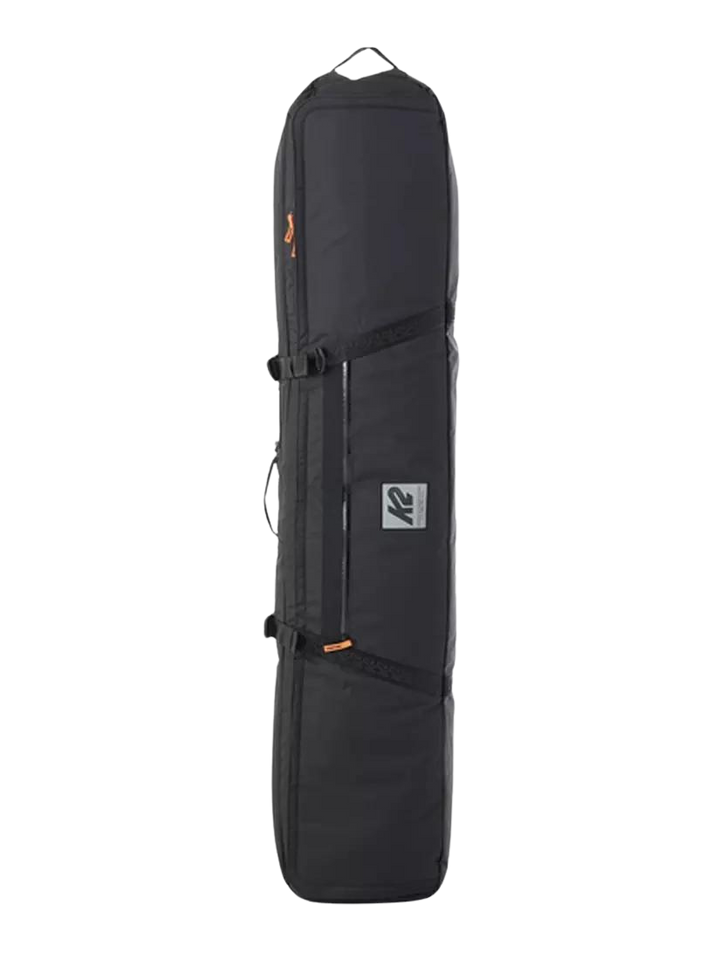 k2 deluxe double adjustable ski bag Carry-On Roller Black minute additions with external pockets K2 Deluxe Double Ski Bag