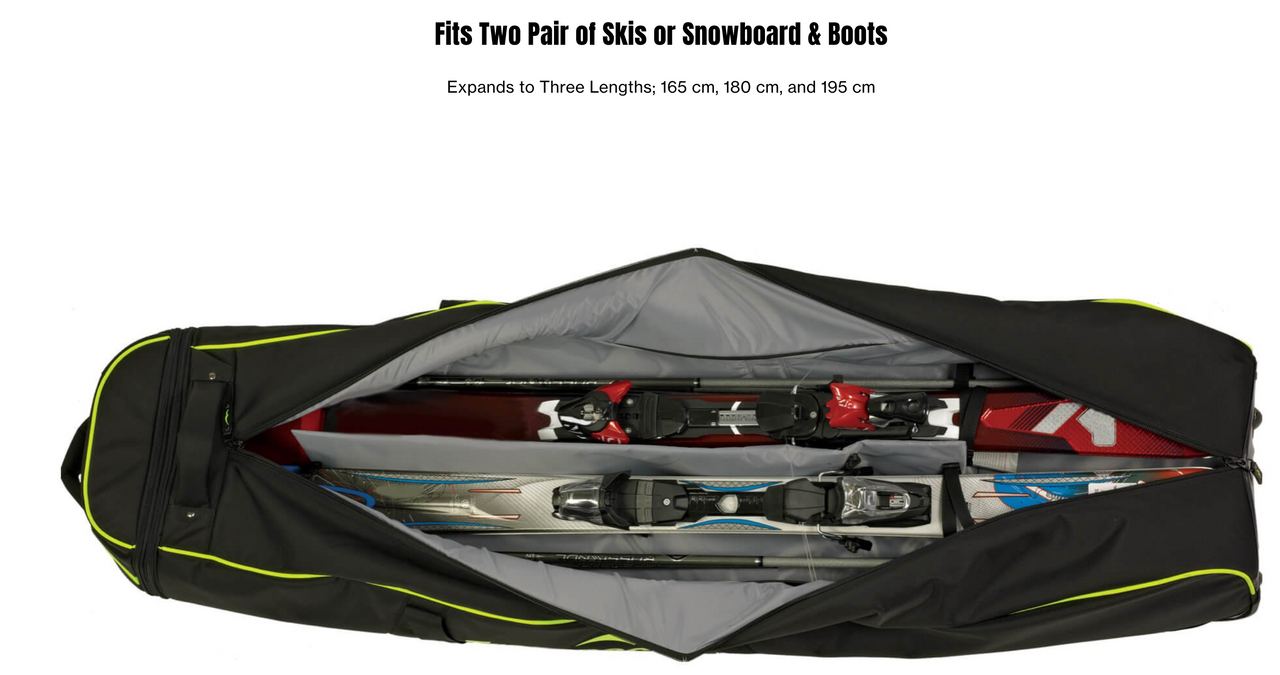 Transpack Ski Vault Pro Double Ski Rolling Bag